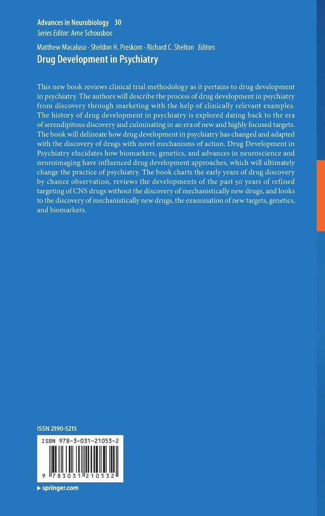Weitere Ansicht: Drug Development in Psychiatry