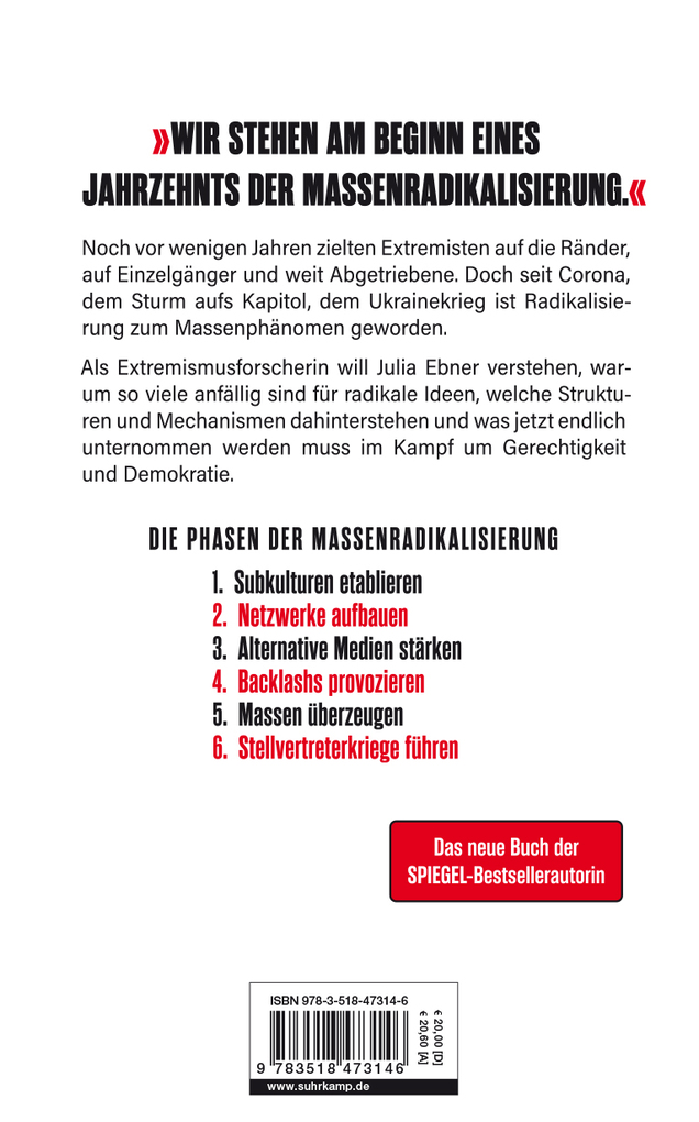 Weitere Ansicht: Massenradikalisierung | Julia Ebner