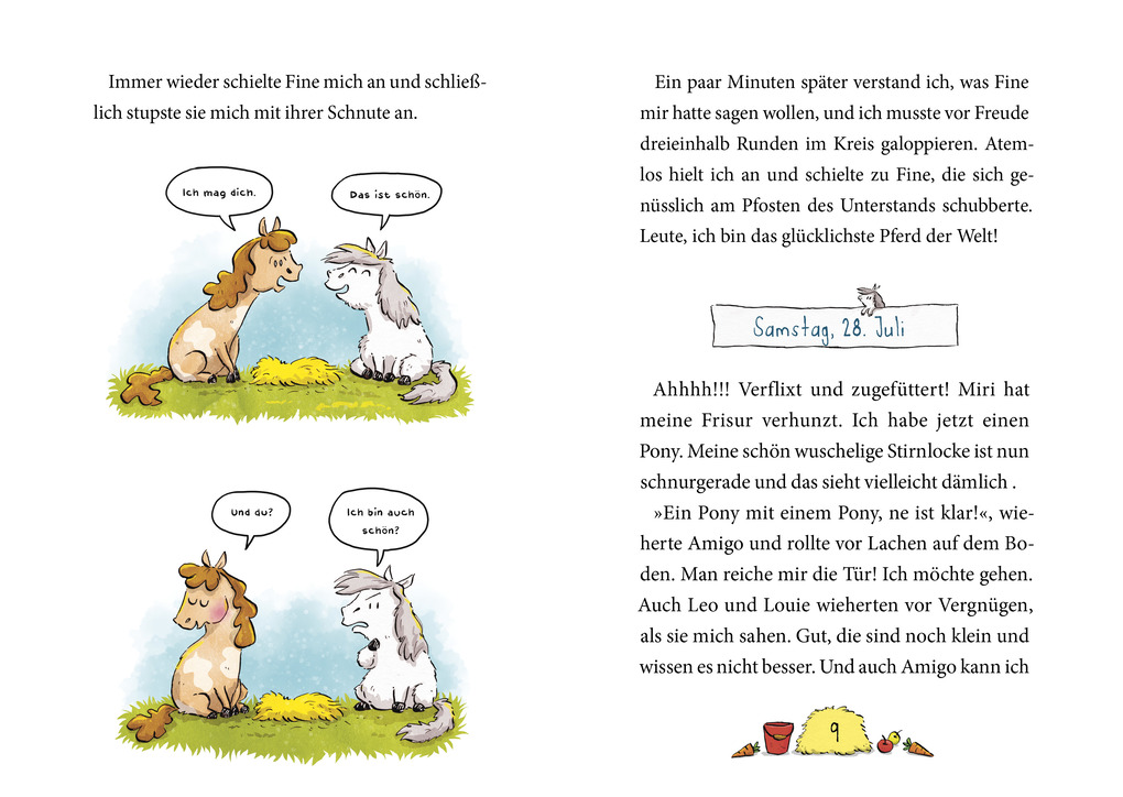 Weitere Ansicht: Ich bin Flocke - Alle Hufe voll zu tun! | Maren Dammann