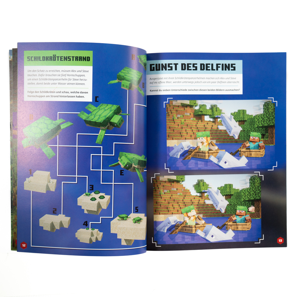 Weitere Ansicht: Minecraft Stickerbuch Schatzsuche | Minecraft, Mojang AB