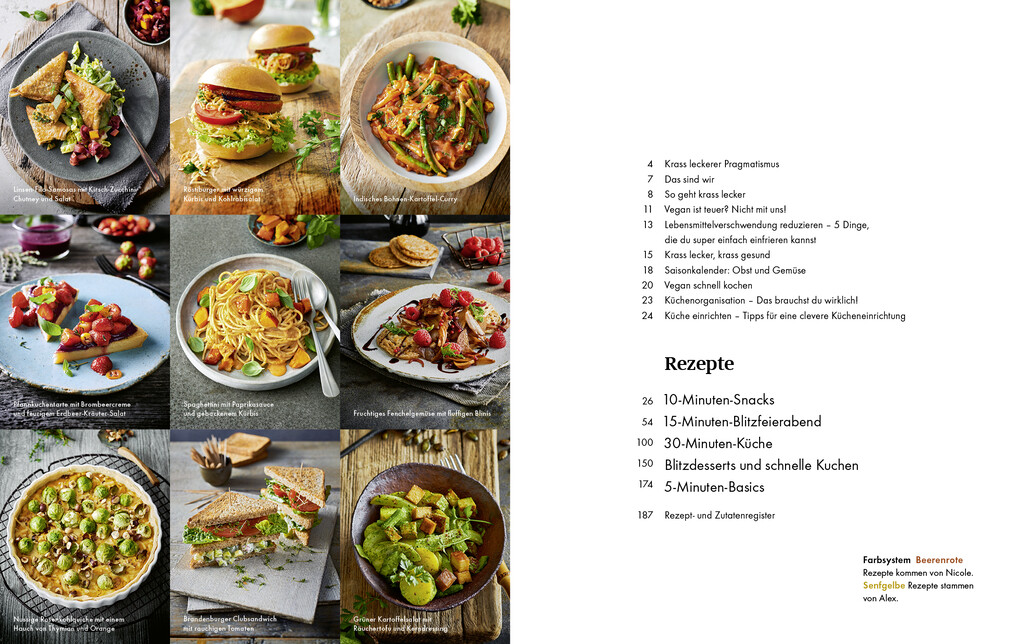 Weitere Ansicht: Krass lecker vegan | Nicole Just, Alexander Flohr