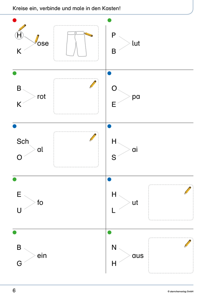 Weitere Ansicht: Mein Lupenleseheft 2 - Ich kann ganz genau lesen - DaZ | Katrin Langhans, sternchenverlag GmbH