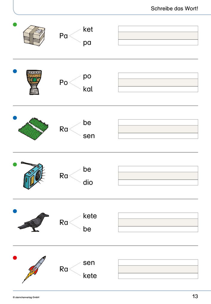 Weitere Ansicht: Mein Lupenleseheft 2 - Ich kann ganz genau lesen - DaZ | Katrin Langhans, sternchenverlag GmbH