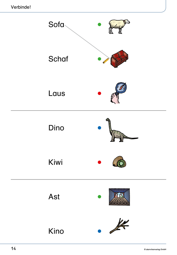 Weitere Ansicht: Mein Lupenleseheft 2 - Ich kann ganz genau lesen - DaZ | Katrin Langhans, sternchenverlag GmbH