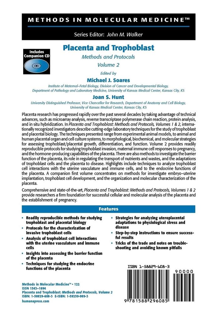 Weitere Ansicht: Placenta and Trophoblast | Soares