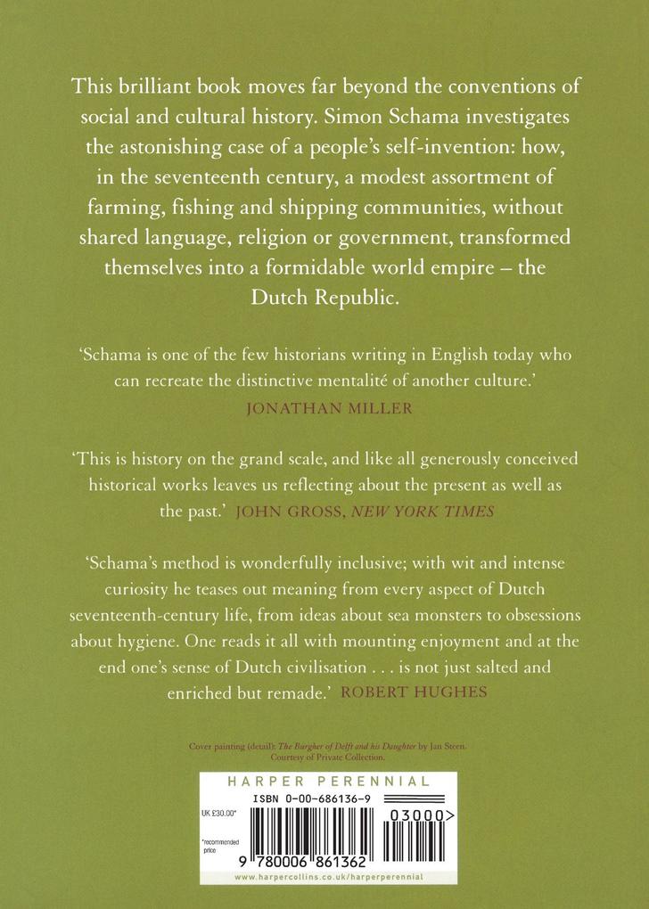 Weitere Ansicht: EMBARRASSMENT OF RICHES PB | Simon Schama