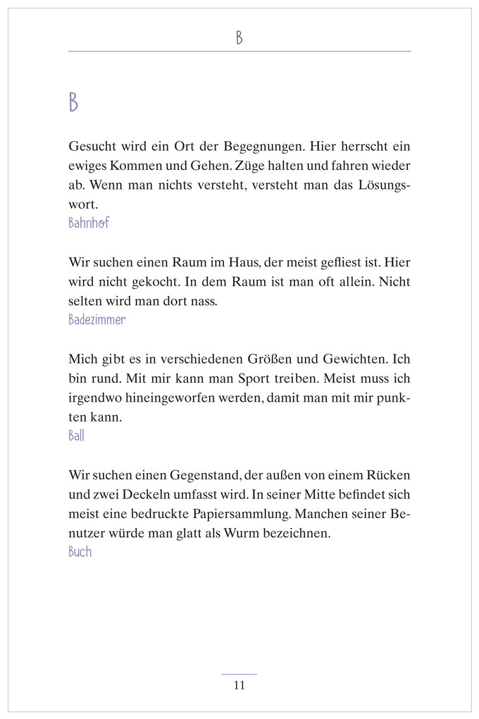 Weitere Ansicht: ABC-Rätsel für Senioren | Natali Mallek, Annika Schneider