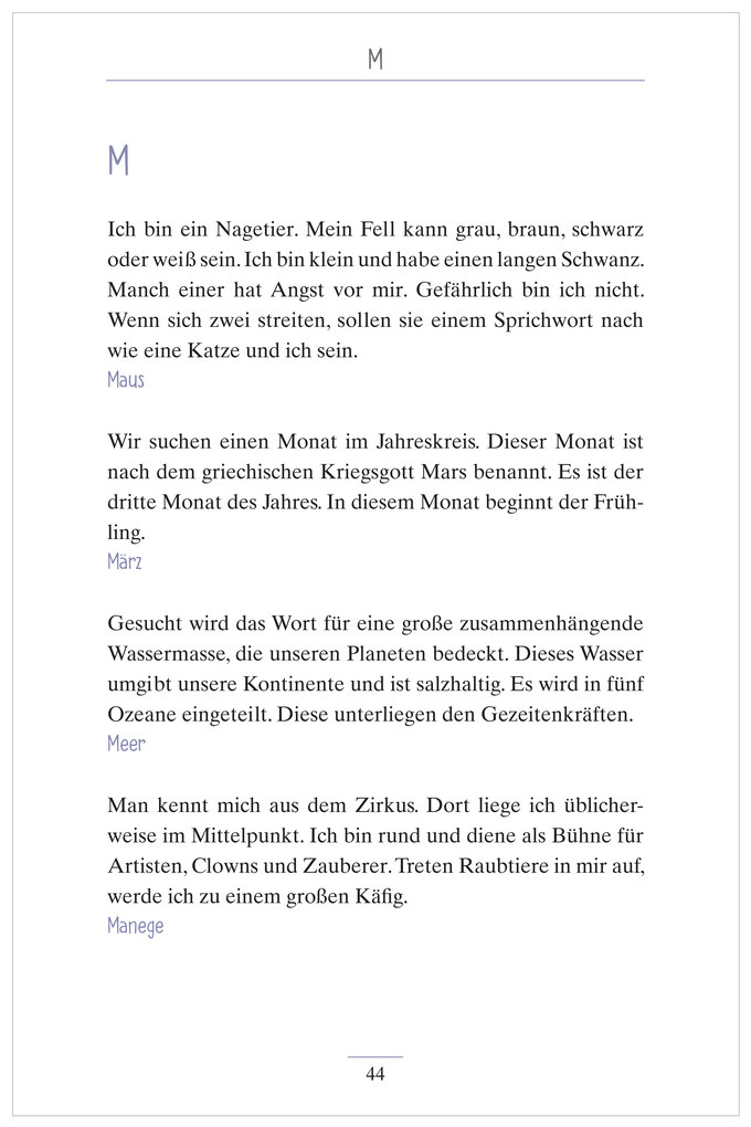 Weitere Ansicht: ABC-Rätsel für Senioren | Natali Mallek, Annika Schneider