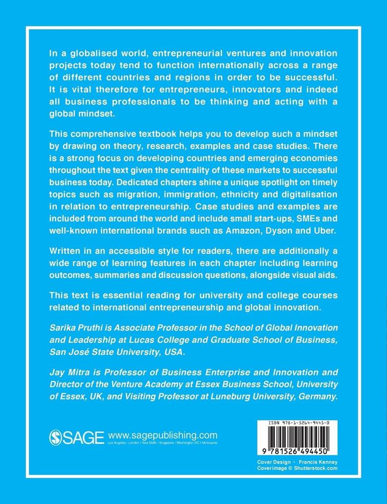Weitere Ansicht: Global Entrepreneurship & Innovation | Sarika Pruthi, Jay Mitra