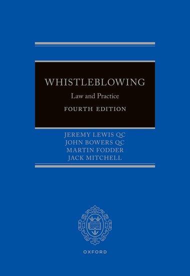 Produktbild: Whistleblowing | Jeremy Lewis, John Bowers Qc, Martin Fodder, Jack Mitchell