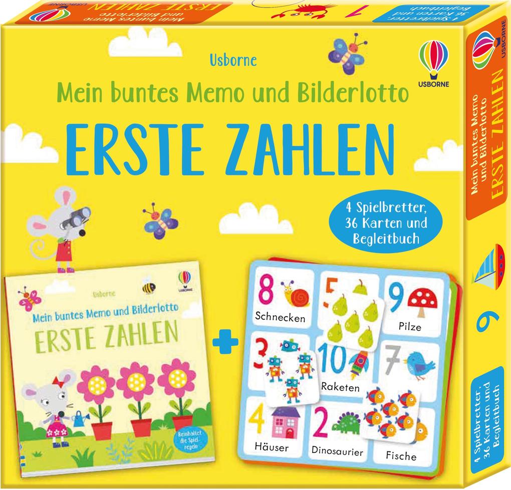 Produktbild: Mein buntes Memo und Bilderlotto: Erste Zahlen | Kate Nolan