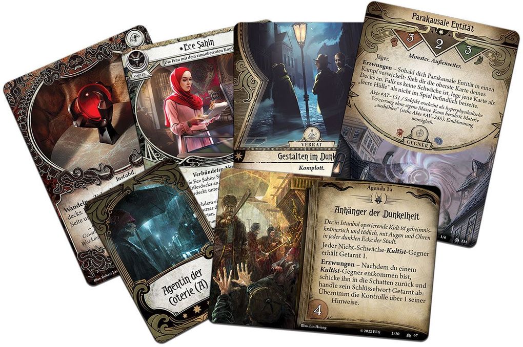 Weitere Ansicht: Fantasy Flight Games - Arkham Horror Das Kartenspiel - Die scharlachroten Schlüssel, Erweiterung | Nate French, MJ Newman