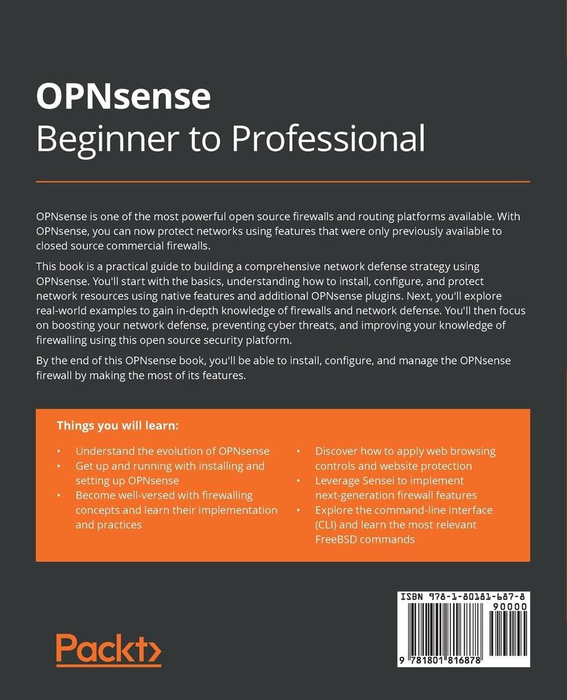 Weitere Ansicht: OPNsense Beginner to Professional | Julio Cesar Bueno de Camargo