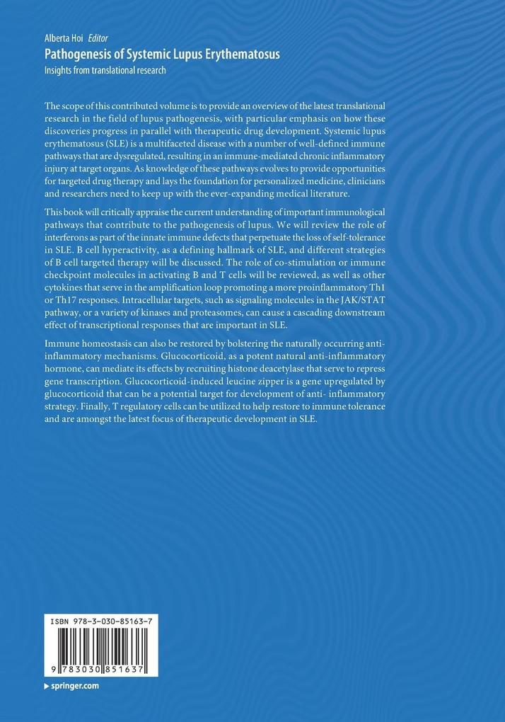 Weitere Ansicht: Pathogenesis of Systemic Lupus Erythematosus
