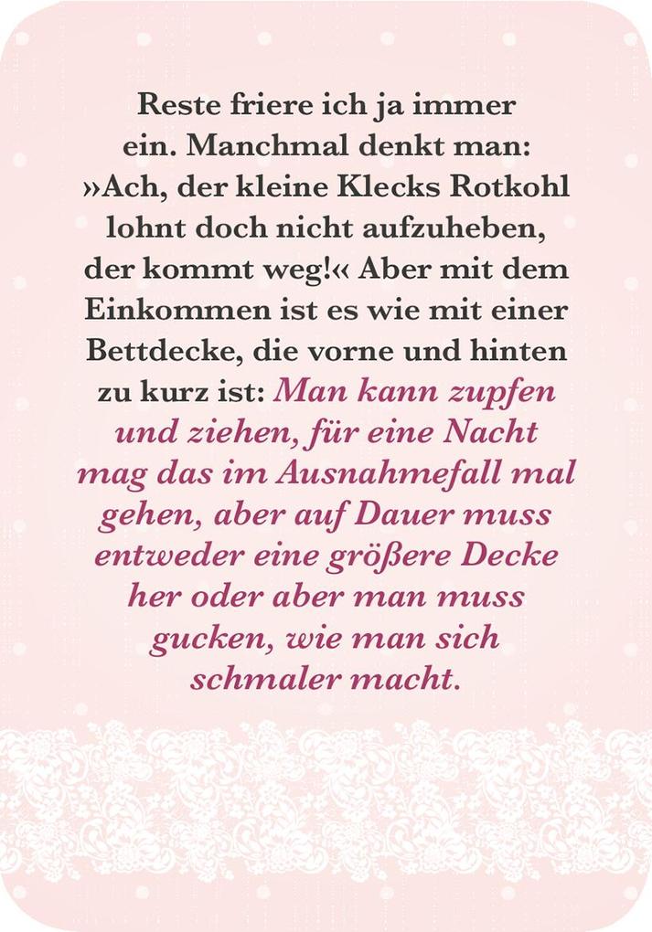 Weitere Ansicht: Sparen kann ja jeder! | Renate Bergmann