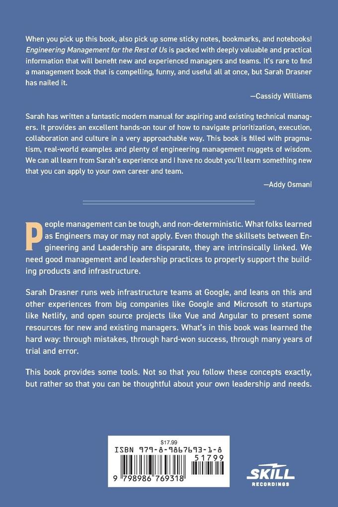 Weitere Ansicht: Engineering Management for the Rest of Us | Sarah Drasner