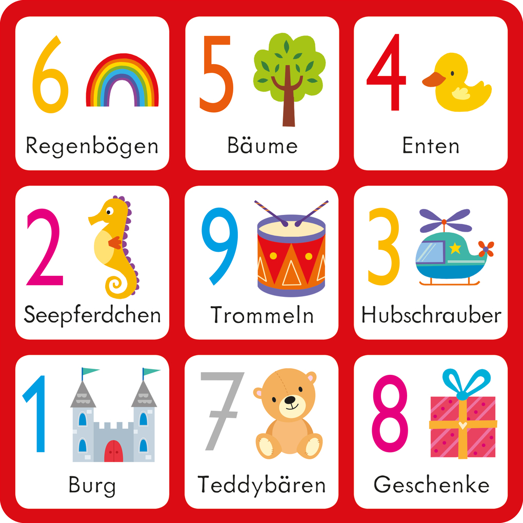 Weitere Ansicht: Mein buntes Memo und Bilderlotto: Erste Zahlen | Kate Nolan