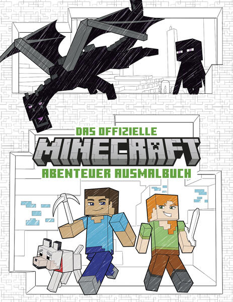 Produktbild: Das offizielle Minecraft-Abenteuer-Ausmalbuch | Insight Editions
