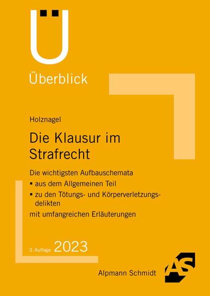 Produktbild: Die Klausur im Strafrecht | Sascha Holznagel