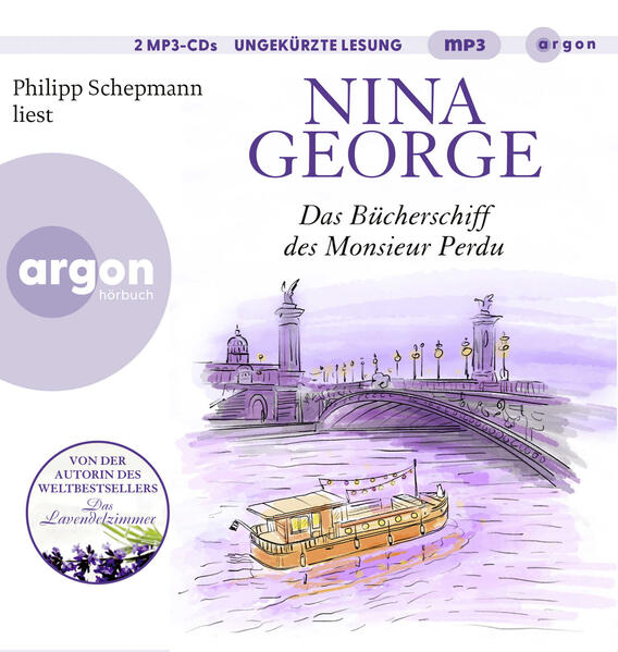 Produktbild: Das Bücherschiff des Monsieur Perdu, 2 Audio-CD, 2 MP3 | Nina George