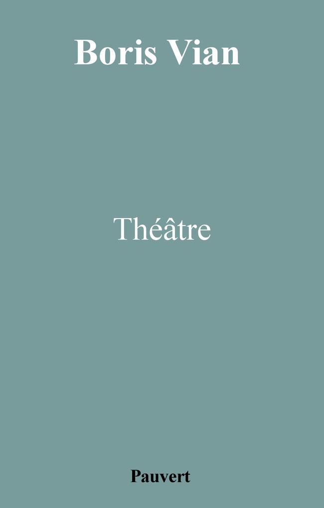 Produktbild: Théâtre | Boris Vian