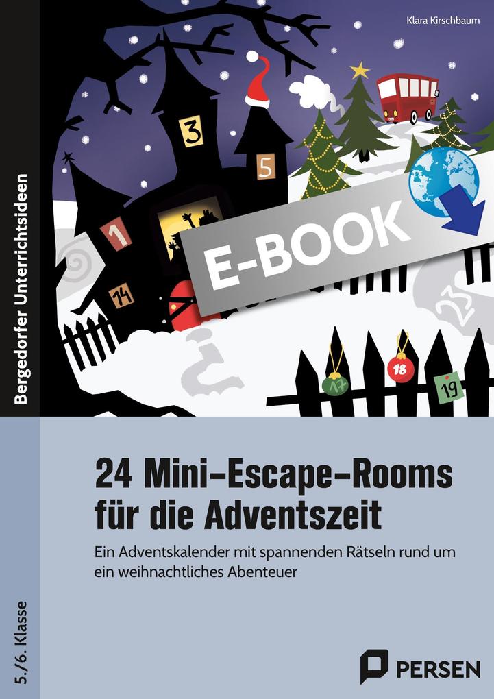 Produktbild: 24 Mini-Escape-Rooms für die Adventszeit - Sek I | Klara Kirschbaum