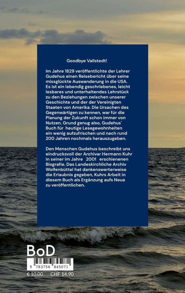 Weitere Ansicht: Von Vallstedt nach Amerika | Heinrich Jonas Gudehus, Hermann Kuhr