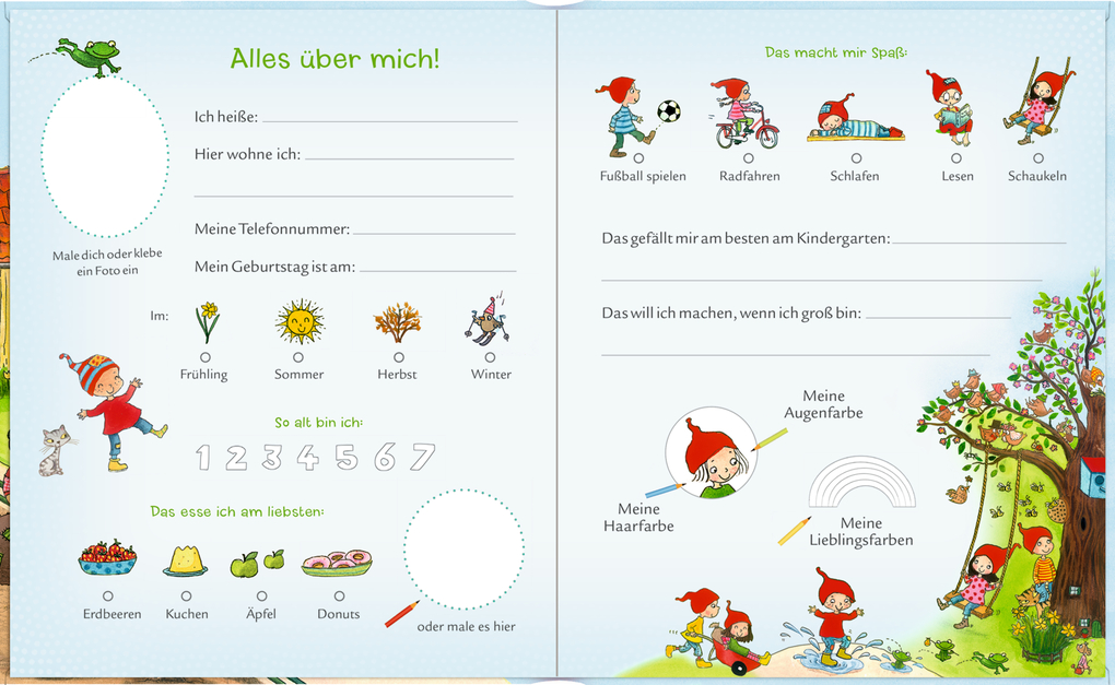 Weitere Ansicht: Freundebuch Meine Kindergarten-Freunde - Mit Wimmelspaß