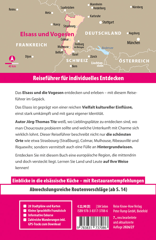 Weitere Ansicht: Reise Know-How Reiseführer Elsass und Vogesen | Jörg-Thomas Titz