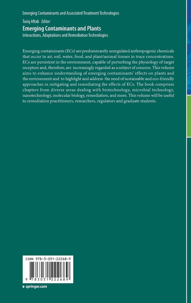 Weitere Ansicht: Emerging Contaminants and Plants