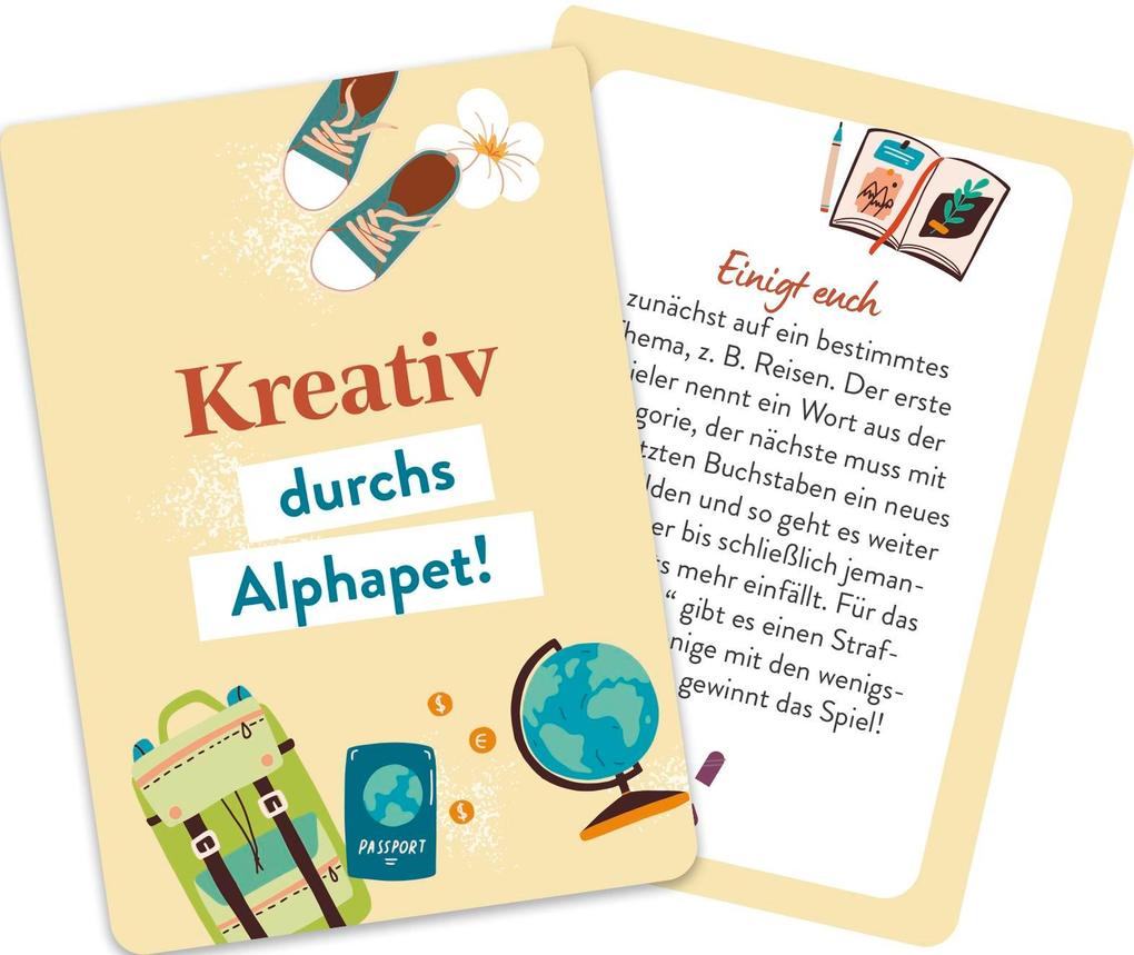 Weitere Ansicht: 50 Games to go - Kartenbox mit vielen Spielen und Kreativideen für unterwegs