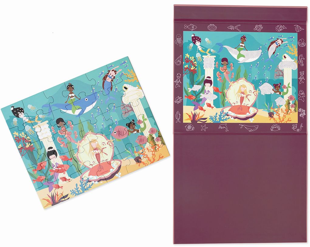 Weitere Ansicht: Scratch - Magnetisches Entdeckerpuzzle Meerjungfrauen, 30 Teile