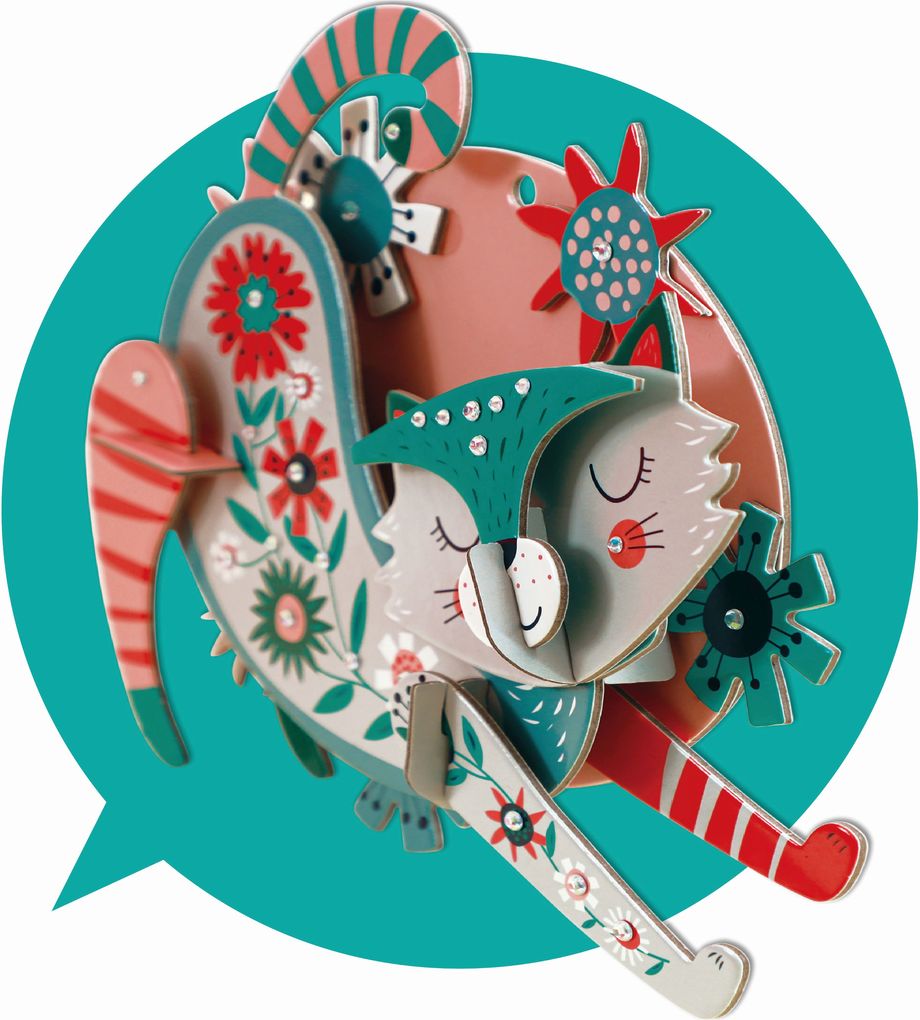 Weitere Ansicht: Avenir - 3D Dekoration Katze