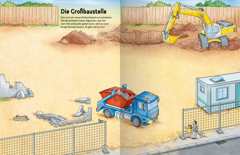 Weitere Ansicht: Meine große bunte Stickerwelt - Baustelle