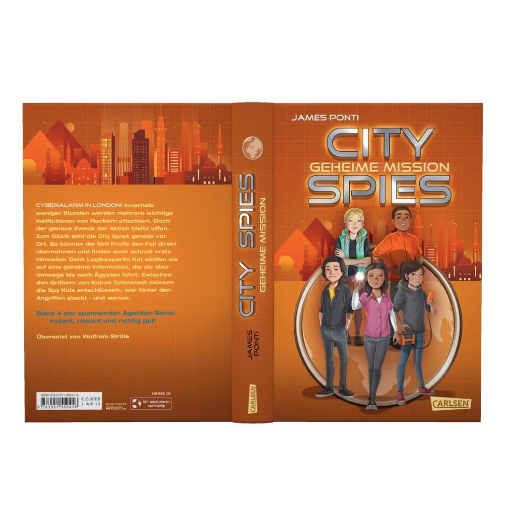 Weitere Ansicht: City Spies 4: Geheime Mission | James Ponti