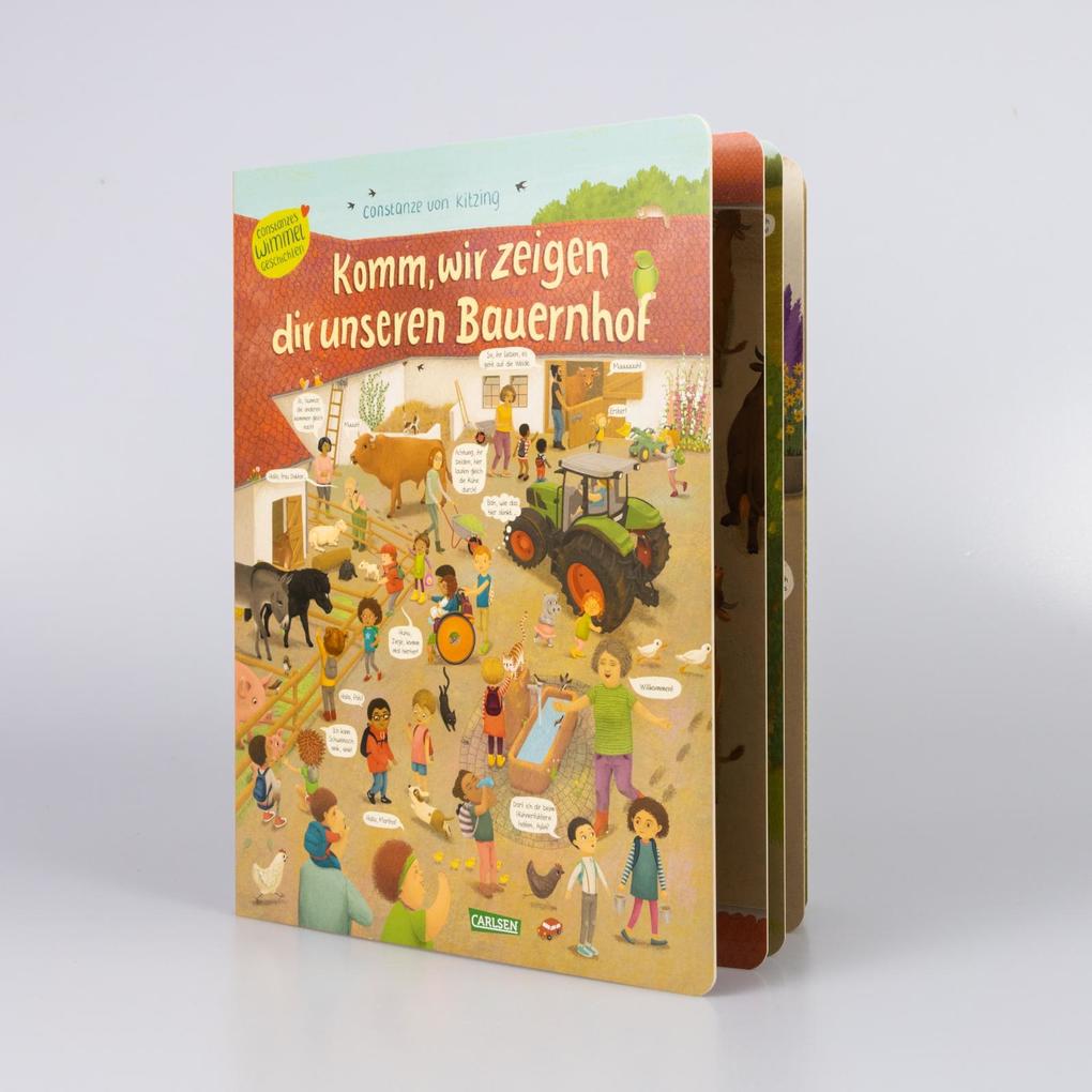 Weitere Ansicht: Komm, wir zeigen dir unseren Bauernhof (Constanze von Kitzings Wimmelgeschichten 3) | Constanze von Kitzing