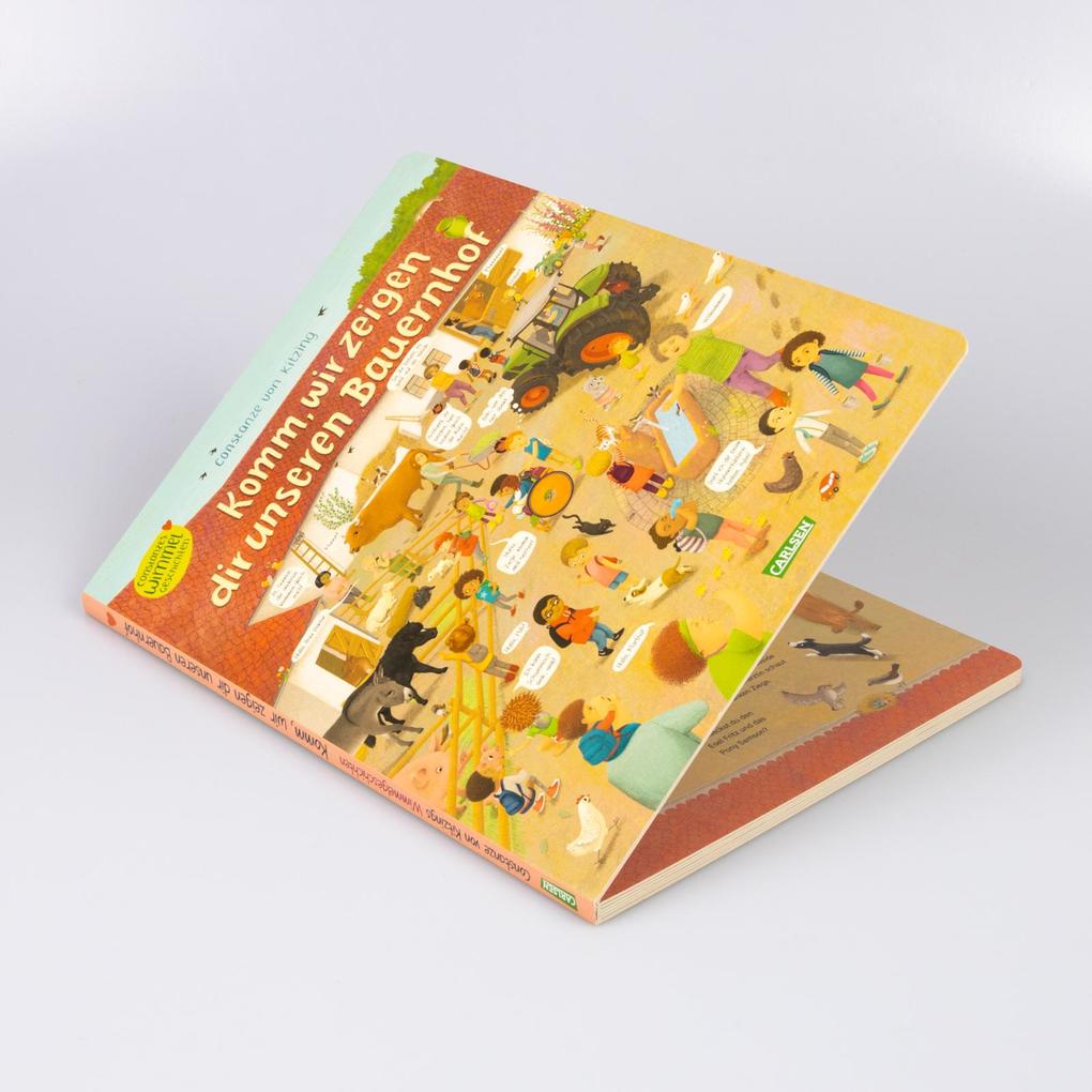 Weitere Ansicht: Komm, wir zeigen dir unseren Bauernhof (Constanze von Kitzings Wimmelgeschichten 3) | Constanze von Kitzing