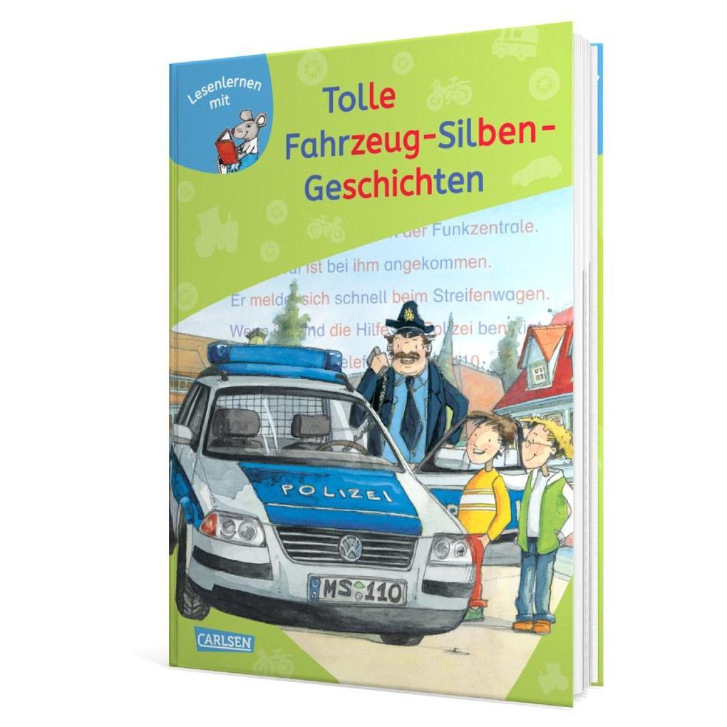 Weitere Ansicht: LESEMAUS zum Lesenlernen Sammelbände: Tolle Fahrzeug-Silben-Geschichten
