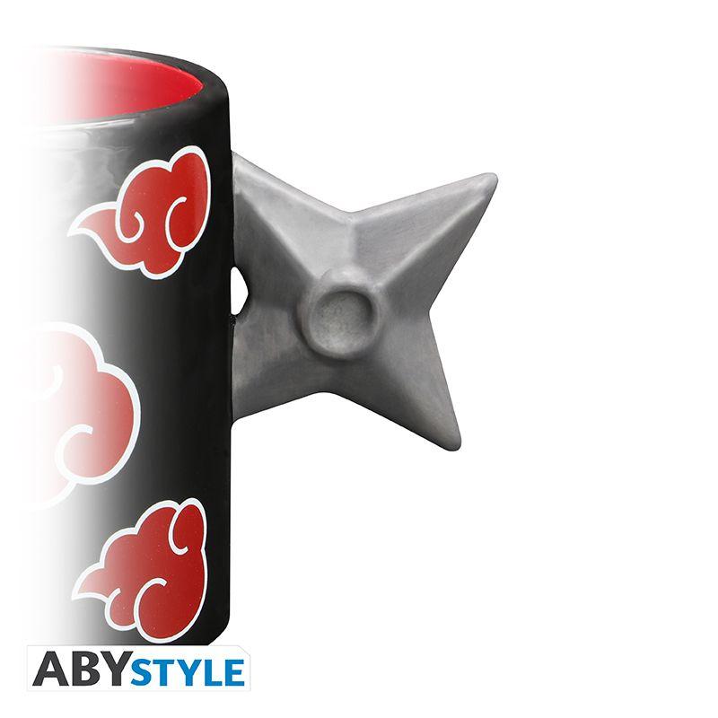 Weitere Ansicht: NARUTO SHIPPUDEN - Mug 3D handle - Shuriken Akatsuki