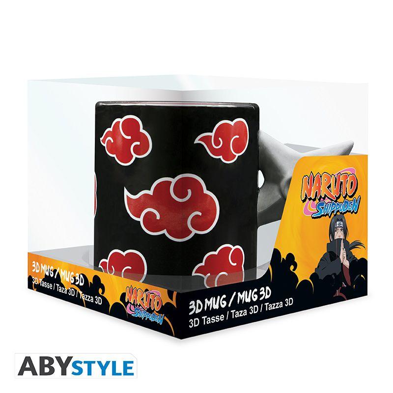 Weitere Ansicht: NARUTO SHIPPUDEN - Mug 3D handle - Shuriken Akatsuki