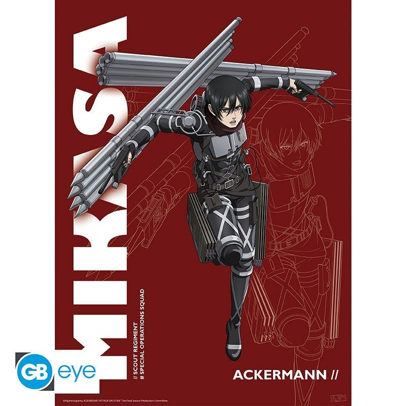 Weitere Ansicht: ATTACK ON TITAN Set 2 Chibi Posters - Set 1 (52x38)