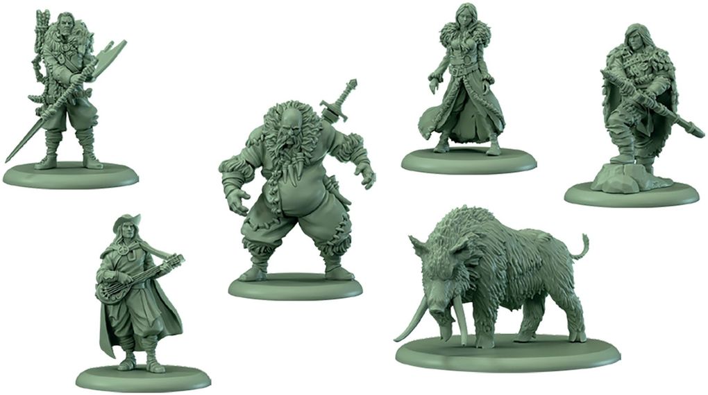 Weitere Ansicht: A Song of Ice & Fire - Free Folk Heroes 3 (Helden des Freien Volks 3) | Eric M. Lang, Michael Shinall