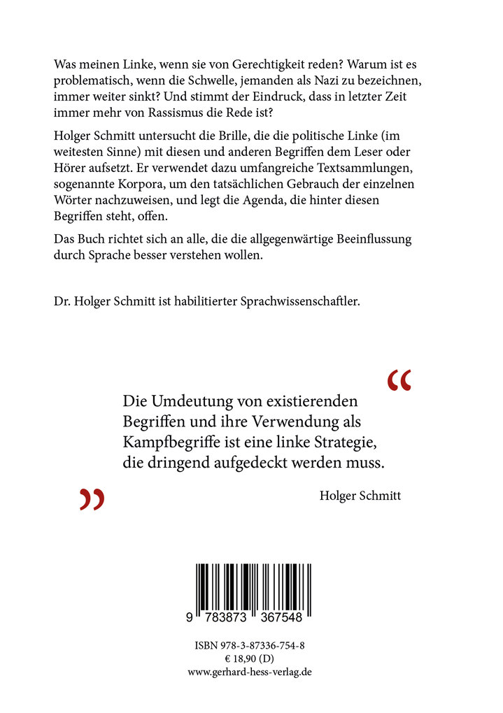 Weitere Ansicht: Das Framing der Linken | Holger Schmitt