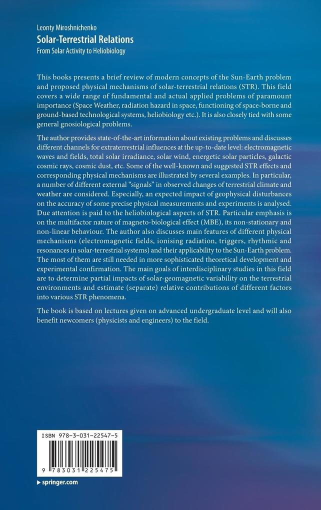 Weitere Ansicht: Solar-Terrestrial Relations | Leonty Miroshnichenko
