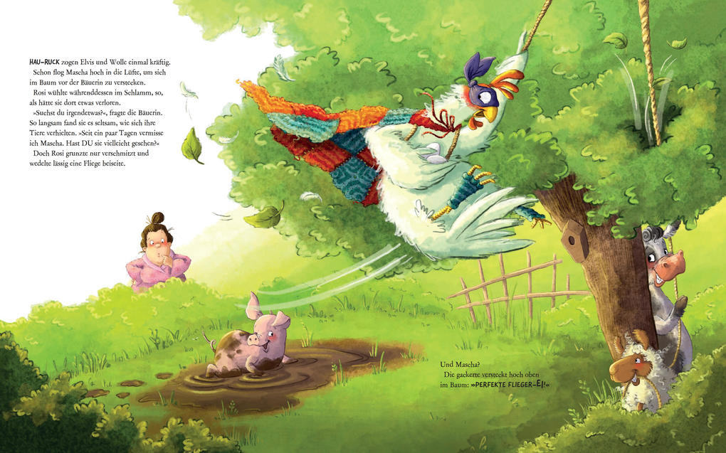 Weitere Ansicht: Mascha das Betrügerhuhn - Der verrückte Eierklau | Julia Bierkandt