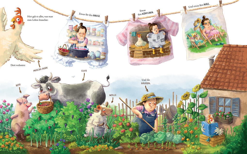 Weitere Ansicht: Mascha das Betrügerhuhn - Der verrückte Eierklau | Julia Bierkandt