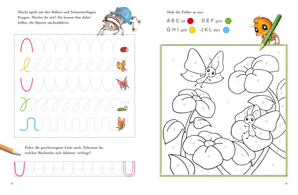 Weitere Ansicht: Die kleine Spinne Widerlich - Mein großes buntes Vorschulbuch | Diana Amft