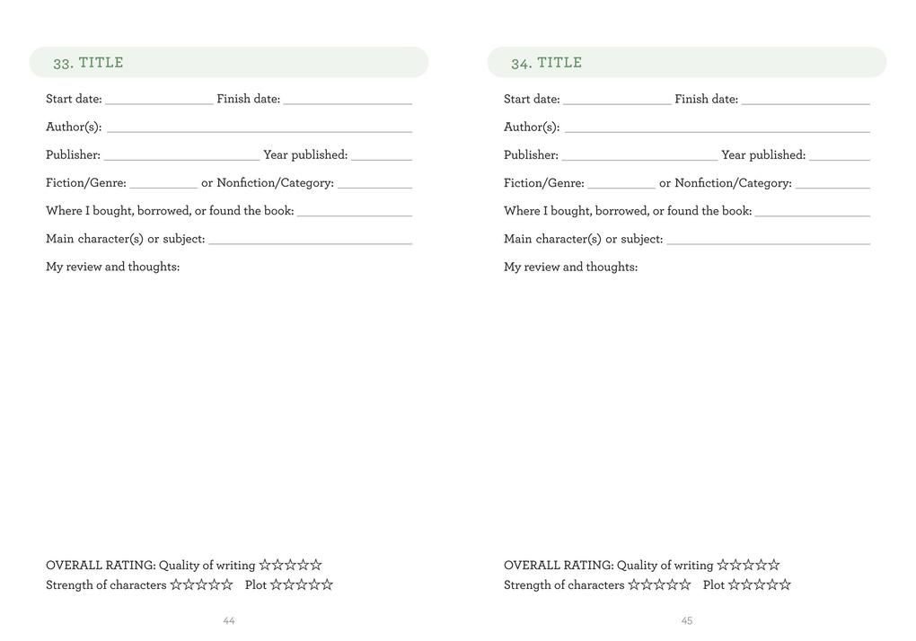 Weitere Ansicht: My Book Journal | Union Square & Co.