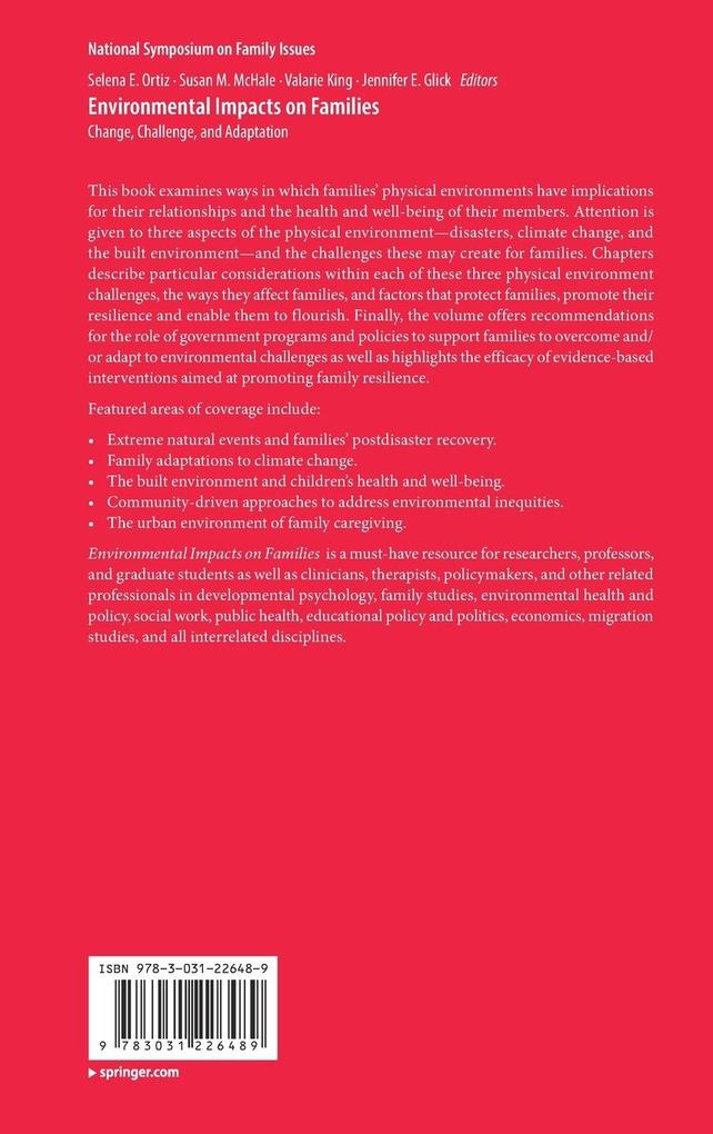 Weitere Ansicht: Environmental Impacts on Families