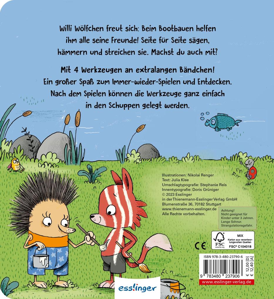 Weitere Ansicht: Willi Wölfchen: Wir bauen ein Boot! | Julia Klee